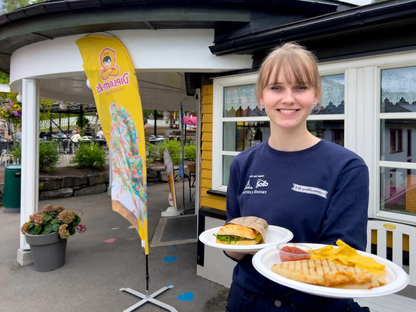 Sandwich og tacobaguette fra Parkkaeen