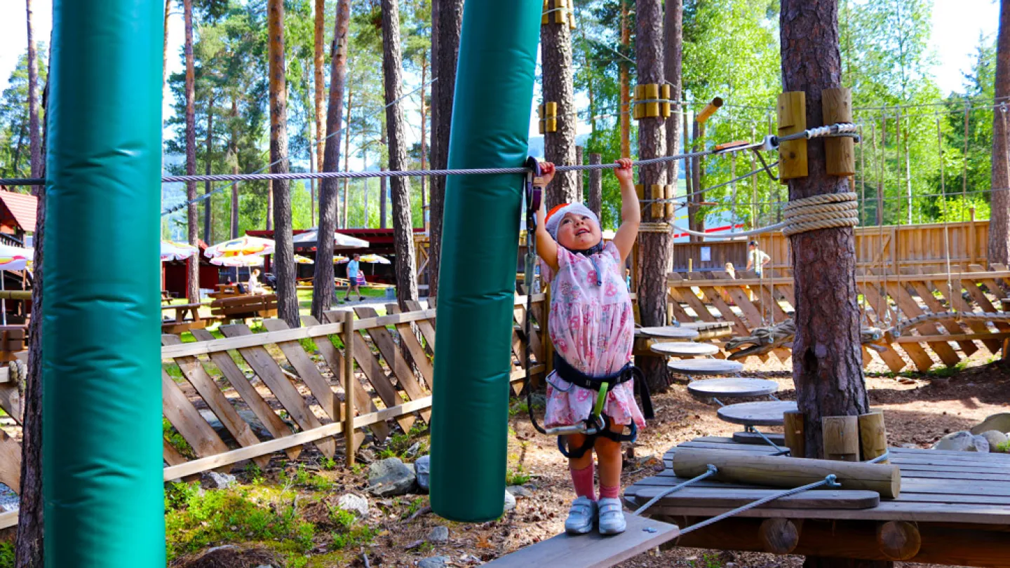 Barn i Heddas Klatrepark