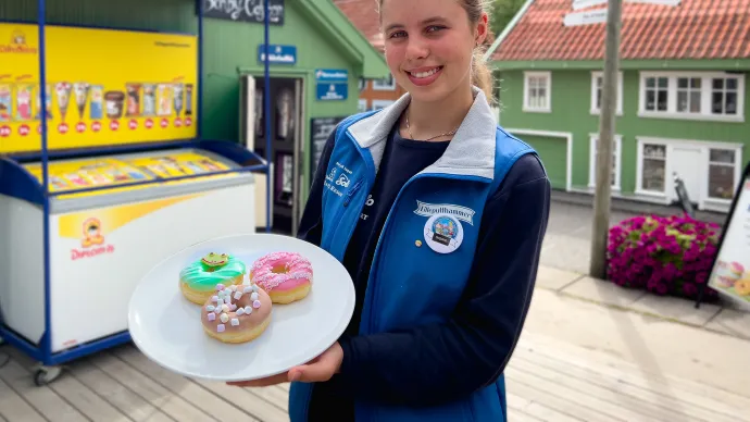 Donuts fra Bokbycafeen